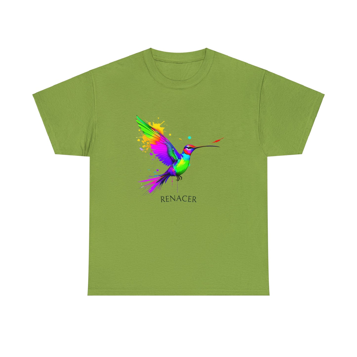 Unisex Cotton Tee with Colibri Renacer Design