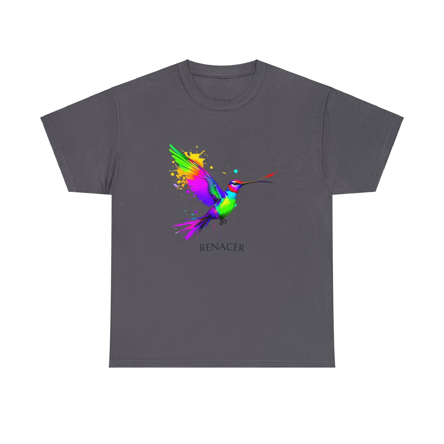 Unisex Cotton Tee with Colibri Renacer Design