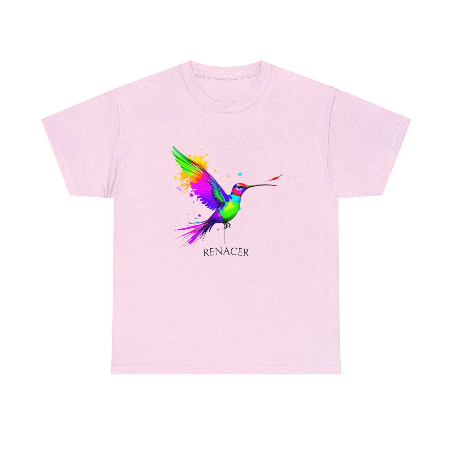 Unisex Cotton Tee with Colibri Renacer Design