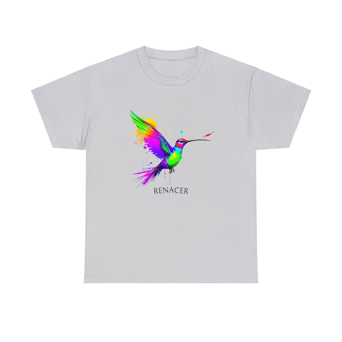 Unisex Cotton Tee with Colibri Renacer Design