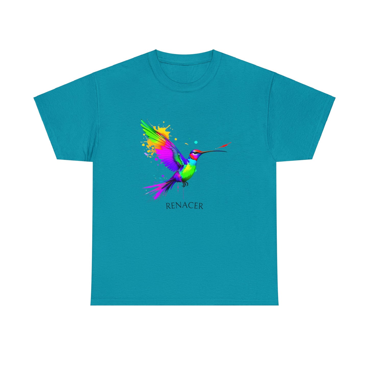 Unisex Cotton Tee with Colibri Renacer Design