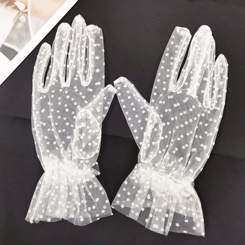 Short mesh gloves for any occassion