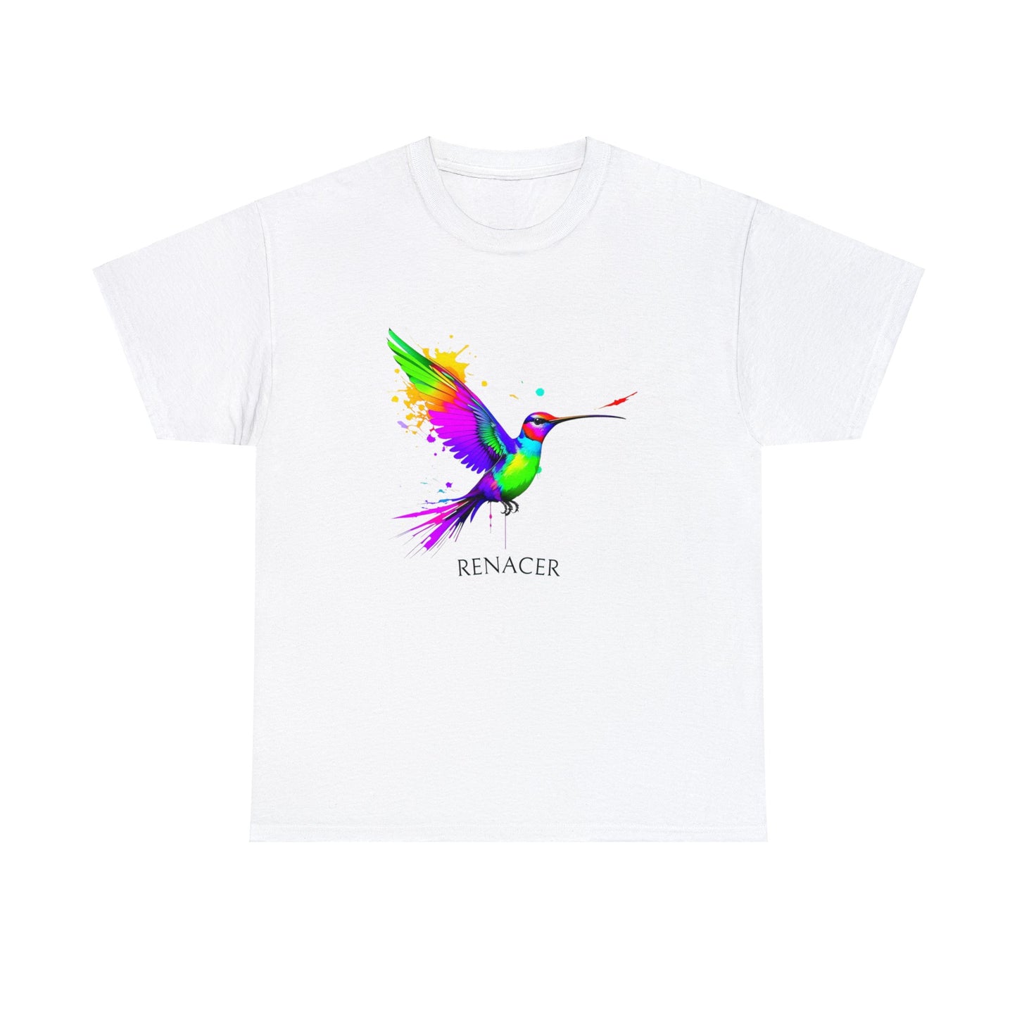 Unisex Cotton Tee with Colibri Renacer Design