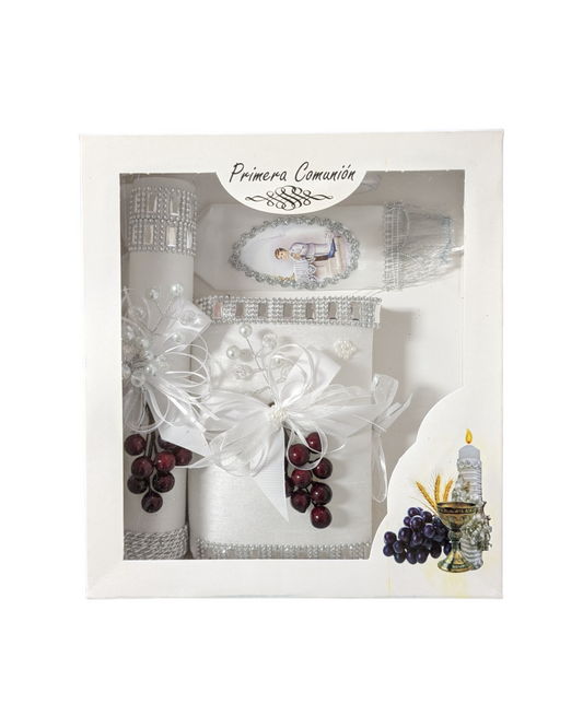 First Communion Candle Set