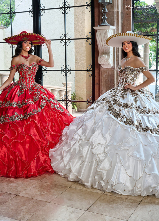 Rachel Allan Charro Quinceñera Dress Style RQ5001