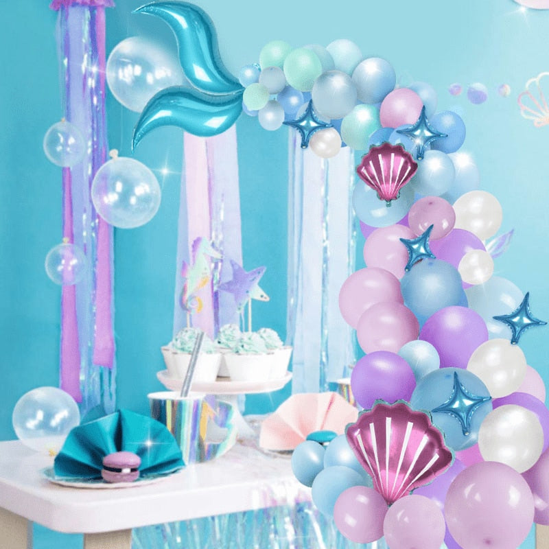 Mermaid Party Decoration Balloon Set