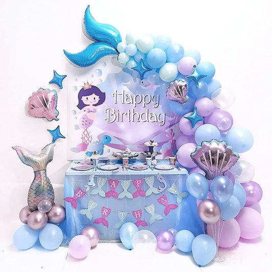 Mermaid Party Decoration Balloon Set